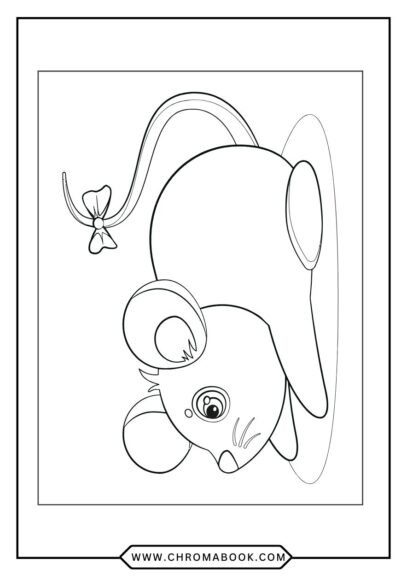 A whimsical rat coloring page featuring intricate patterns and playful designs, perfect for creativity. Free printable for all ages!