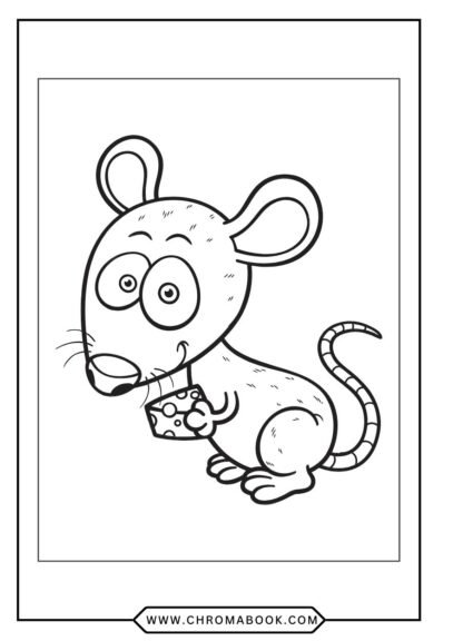 A whimsical rat coloring page featuring intricate patterns and playful designs, perfect for creativity. Free printable available!