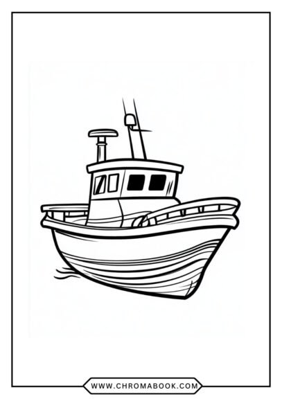 A detailed ship and boat coloring page featuring various vessels on waves, perfect for creativity. Free printable for all ages!