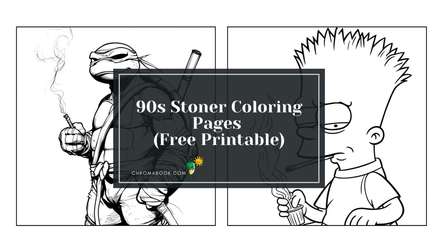 90s Cartoon Stoner Coloring Pages - 90s Cartoon Stoner Coloring Pages 1536x864 