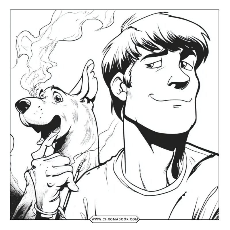 90s Cartoon Stoner Coloring Pages - 90s Cartoon Stoner Coloring Pages 7 800x800 