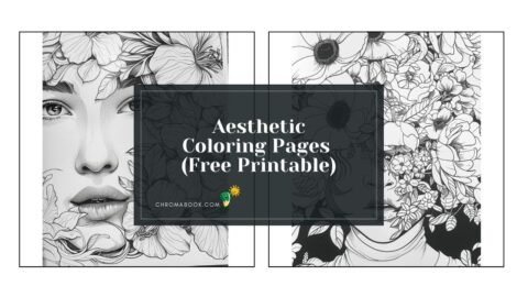 Aesthetic Coloring Pages
