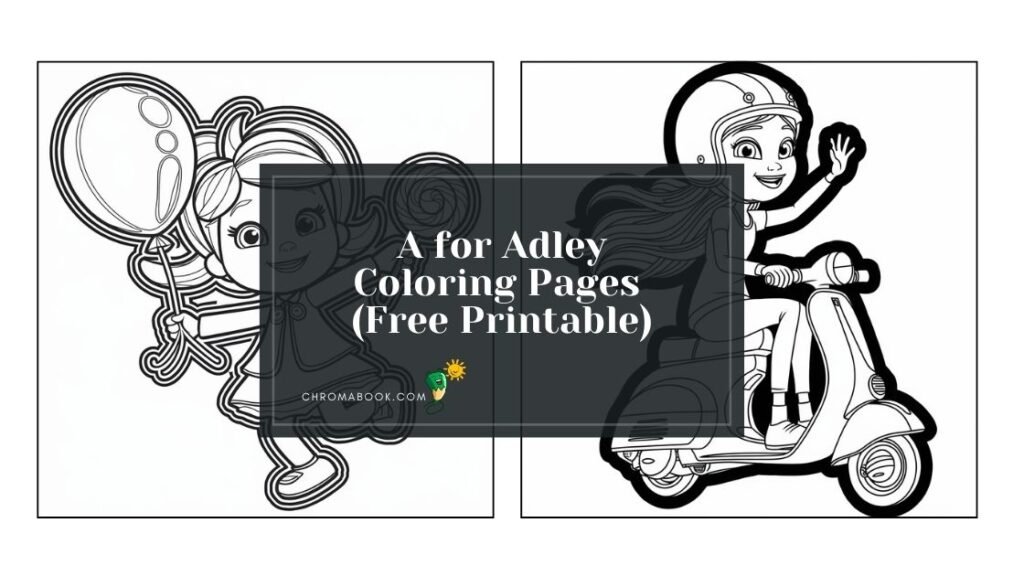 A for Adley Coloring Pages Free - 501 25 1024x576 