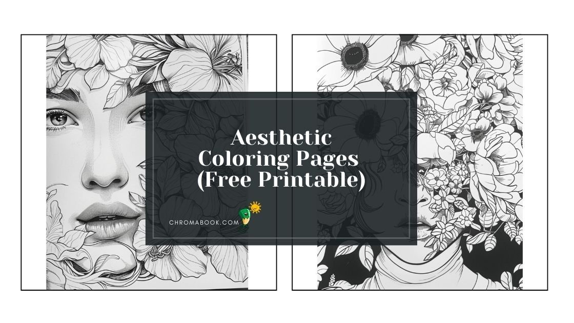 Aesthetic coloring page featuring intricate mandala patterns, perfect for relaxation and creativity. Free printable for all!
