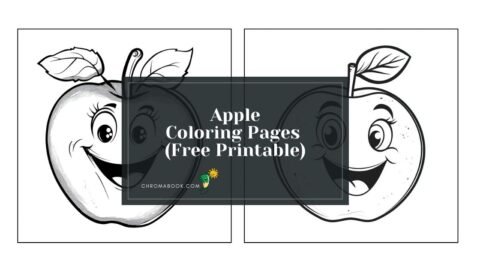 A delightful apple-themed coloring page featuring various apple designs and leaves, perfect for creativity. Free printable!