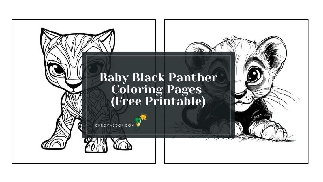 Baby Black Panther Coloring Pages