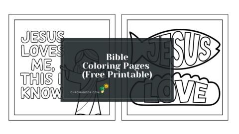 A beautiful Bible-themed coloring page featuring intricate designs of biblical scenes and symbols, perfect for a free printable activity.
