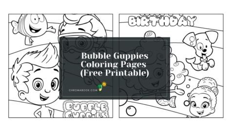 A fun Bubble Guppies coloring page featuring playful underwater characters and sea elements, perfect for kids. Free printable!