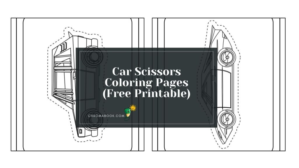 A fun car-themed coloring page featuring detailed vehicles and creative patterns, perfect for kids. Download this free printable now!