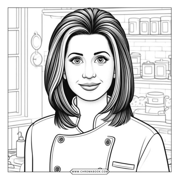 A fun F.R.I.E.N.D.S-themed coloring page featuring iconic elements from the show, perfect for fans. Free printable for all ages!