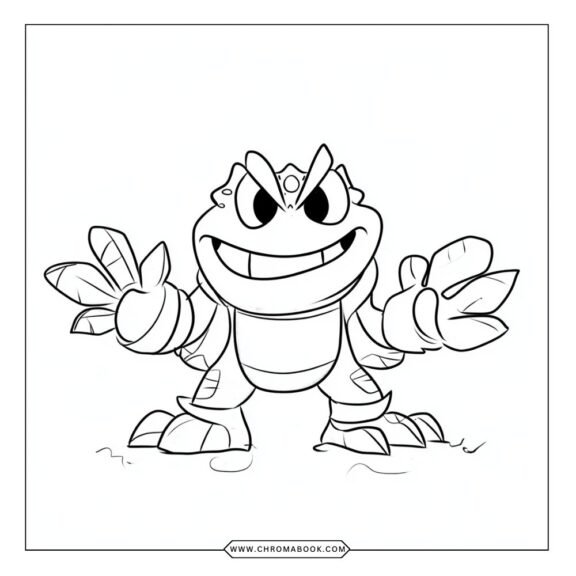 A fun Goo Jit Zu coloring page featuring dynamic superhero characters in action poses, perfect for kids. Free printable!