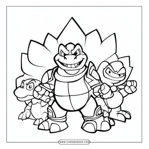 A fun Goo Jit Zu coloring page featuring dynamic characters in action poses, perfect for kids. Free printable for creative play!