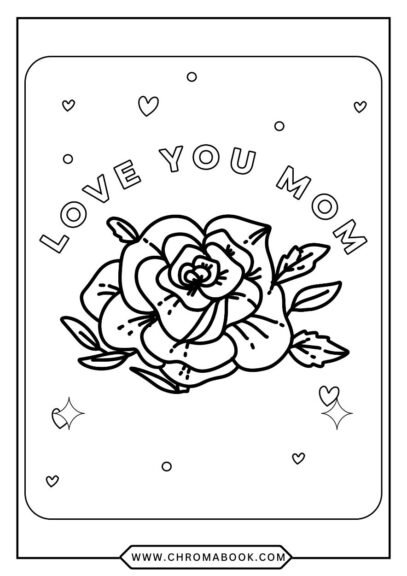 A beautiful floral mandala design perfect for Mother's Day, this free printable coloring page invites creativity and relaxation.