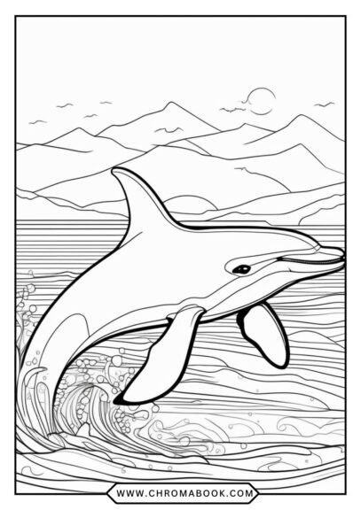 A captivating killer whale coloring page featuring intricate patterns, perfect for creativity. Download this free printable today!