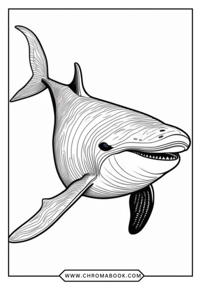 A detailed killer whale swimming amidst ocean waves, designed as a coloring page. Free printable for creative fun!