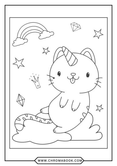 Cute kittens playfully frolic among flowers in this delightful coloring page, perfect for relaxation. Free printable for endless fun!