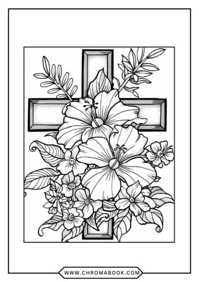 Detailed floral mandala design in a circular pattern, perfect for relaxation. Free printable coloring page for creative expression.