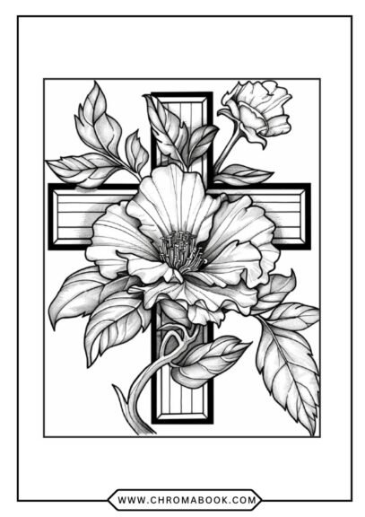 A detailed floral mandala design for a coloring page, featuring intricate patterns and shapes. Perfect for relaxation! Free printable.