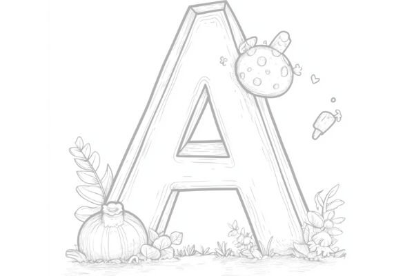 Alphabets Coloring Pages