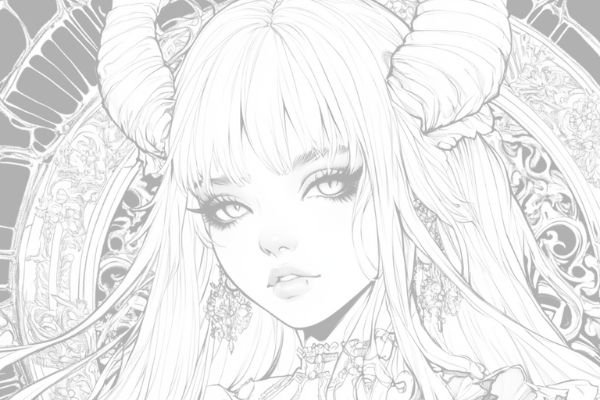 Anime Coloring Pages