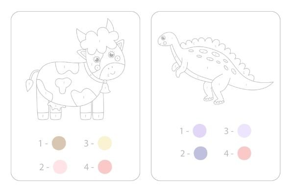 Color by Number Pages