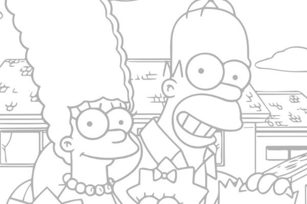 Simpsons Coloring Pages