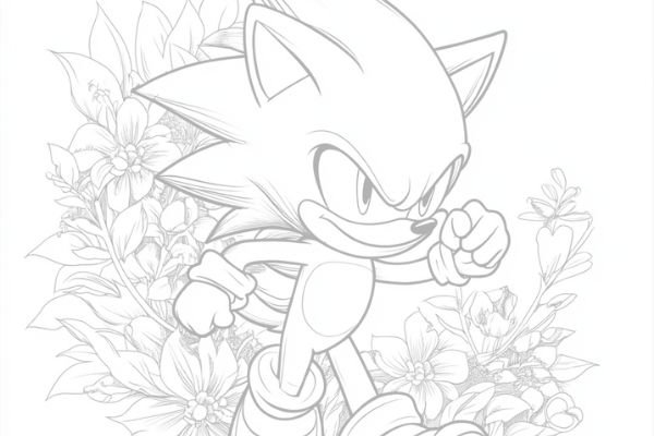 Sonic Coloring Pages