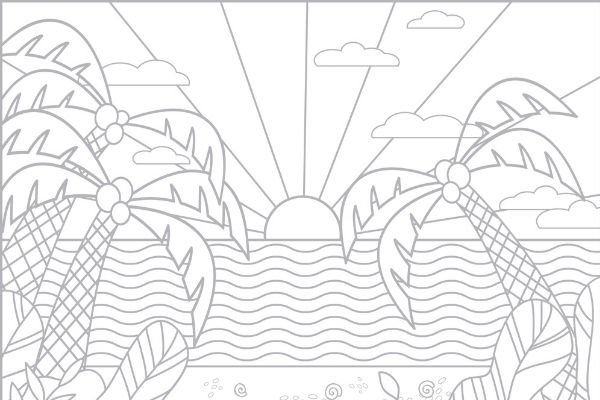 Summer Coloring Pages