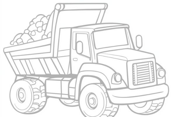 Transportation Coloring Pages