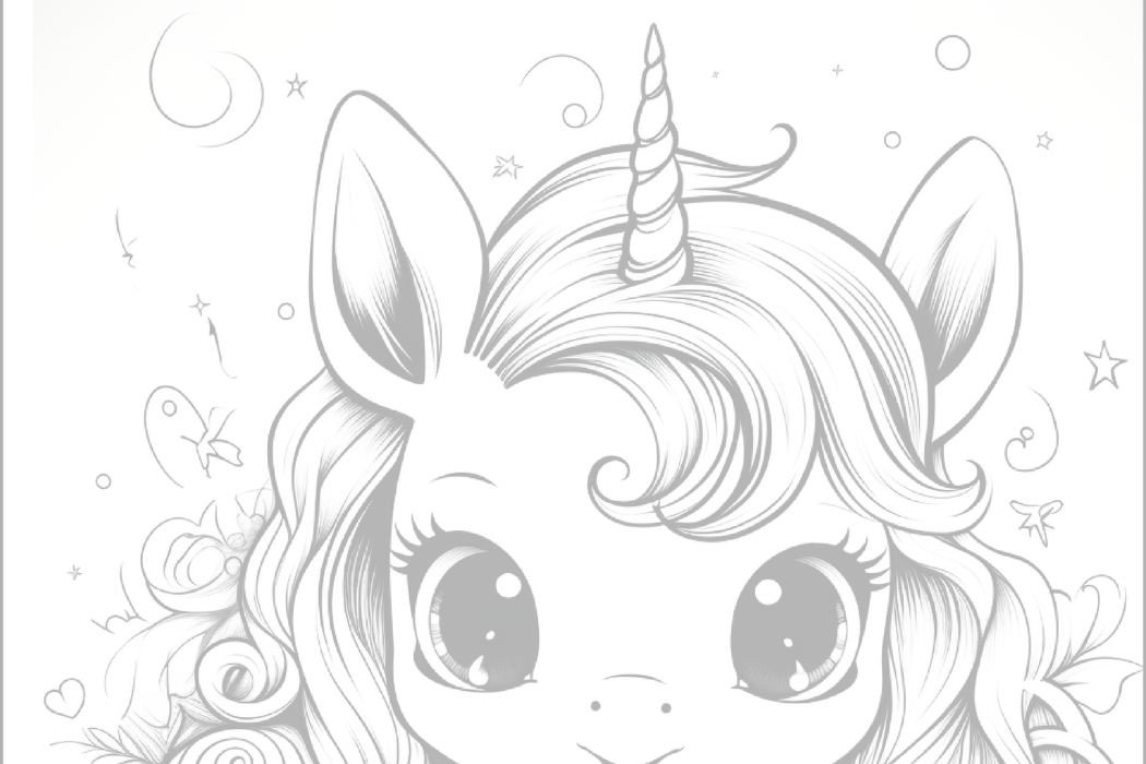Unicorn Coloring Pages
